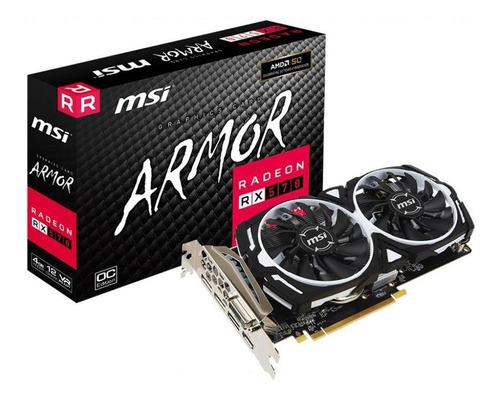 Placa Video Amd Ati Radeon Msi Rx570 4gb Armor Oc