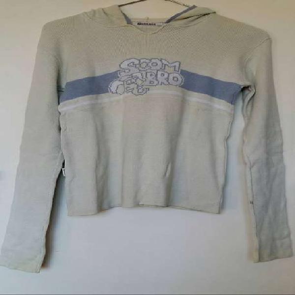 Sweater Mujer con Capucha Scombro Algodon