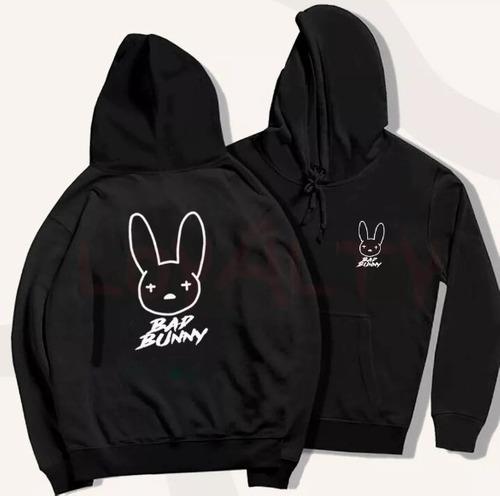Bad Bunny Buzos Canguro Unisex Reggeton Trap Hip Hop