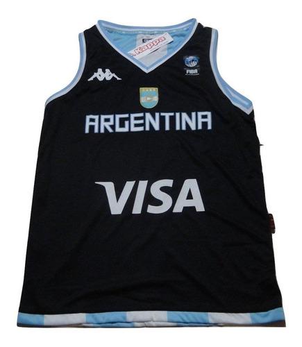 Camiseta Kappa Básquet Argentina Fiba