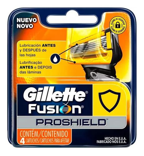 Gillette Fusión Proshield Repuesto X4