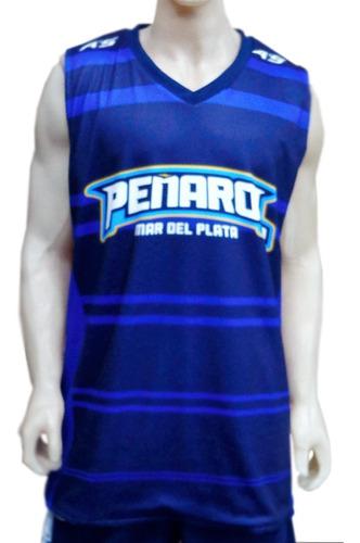 Musculosa Reversible Basquet Peñarol De Mdp 18/19 A's