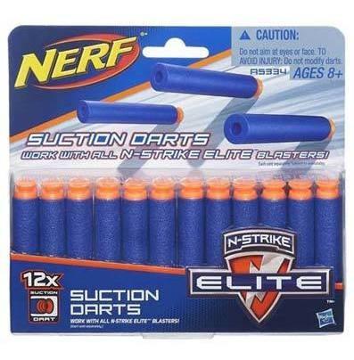 Nerf Repuesto 12 Dardos De Succión Nerf Elite Hasbro 5334