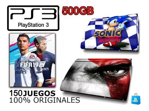 Playstation 3 Completas Llenas De Juegos 500gb Original