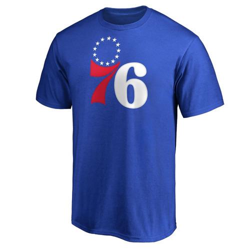 Remera Basket Nba Philadelphia 76ers Logo 76 Azul
