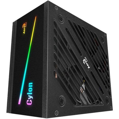 Fuente Certificada Aerocool Cylon 600w Rgb 80+ Plus Bronze