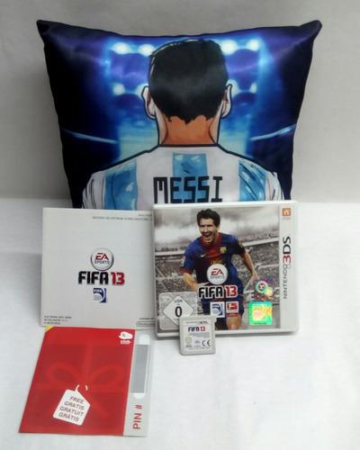 Juego Fifa 13 - Fisico - Nintendo 3ds + Almohadon De Messi