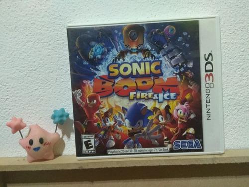 Juego Sonic Boom Fire & Ice 3ds
