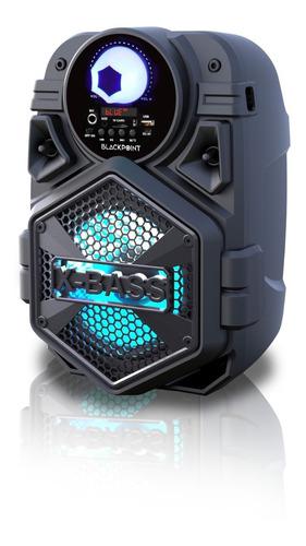 Parlante Bluetooth Portatil Bateria Radio Fm Karaoke Luces