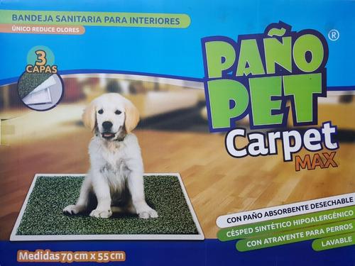 Bandeja Sanitaria Perros Paño Pet Carpet Large 70x55