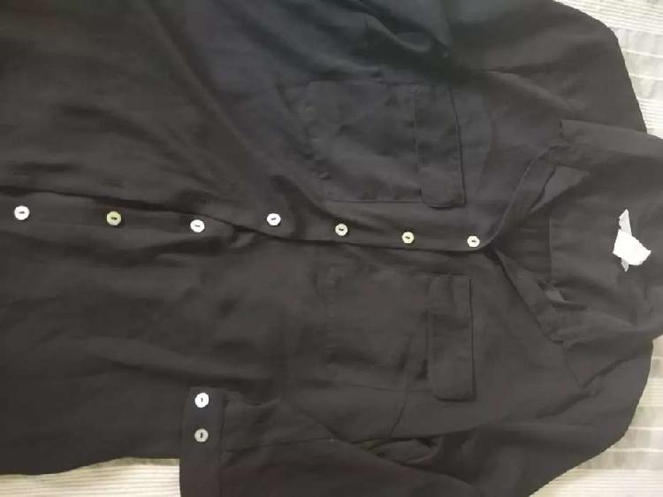 Camisa negra h & m nueva, medium