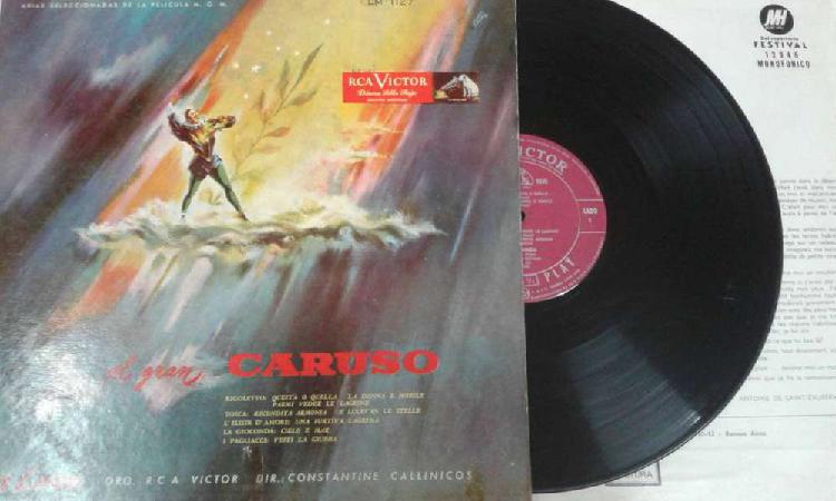 Discos de Vinilo LPS : "El gran Caruso"(Mario