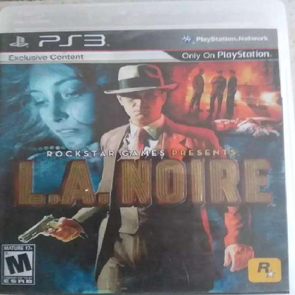 Juego Físico Original LA NOIRE Ps3 Play 3 ACEPTO TODAS LAS