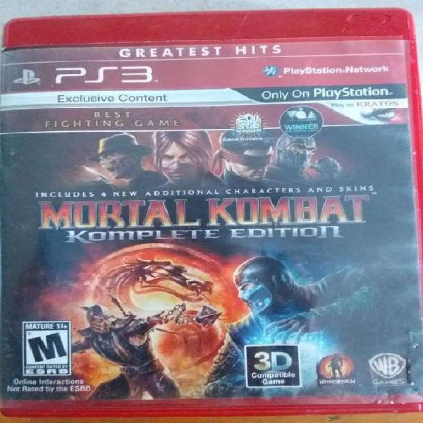 Juego Físico Original Mortal Kombat Play 3 Ps3 ACEPTO