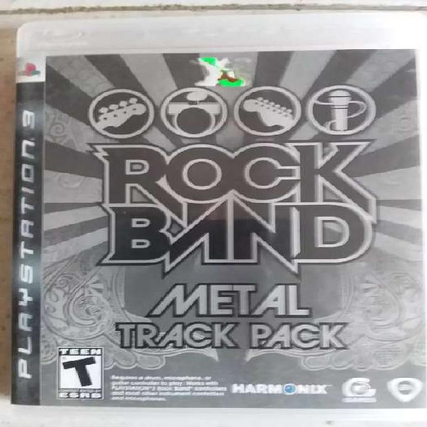 Juego Físico Original ROCK BAND METAL TRACK PAD Ps3 Play 3