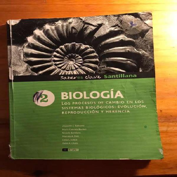 Libro Biología 2 Saber es clave. SANTILLANA