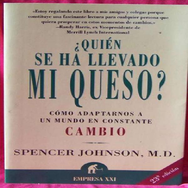 Libro: Quien Se Ha Llevado Mi Queso? Spencer Johnson