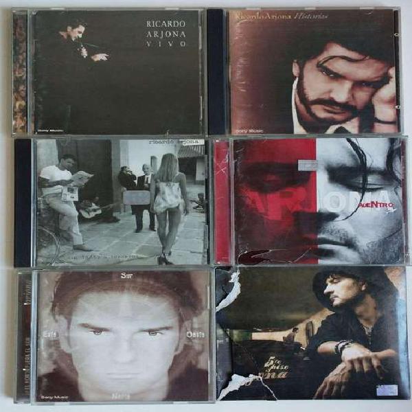 Lote 6 Cds De Ricardo Arjona Originales Con Detalles