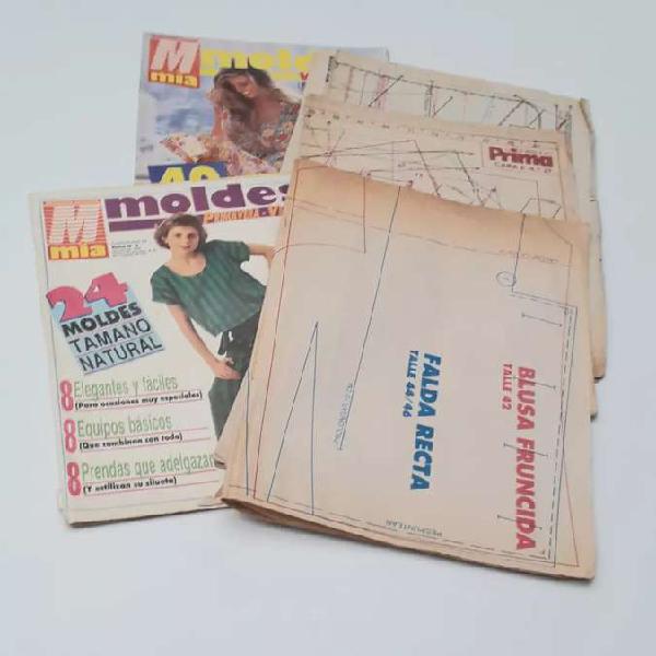 Lote de REVISTAS mía y moldes son más de 80,para dejar