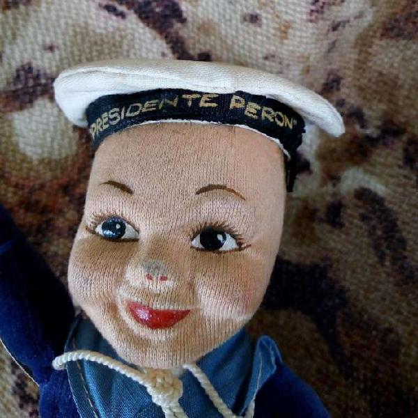 Norah Welling's muñeco barco Peron 1948 sin uso