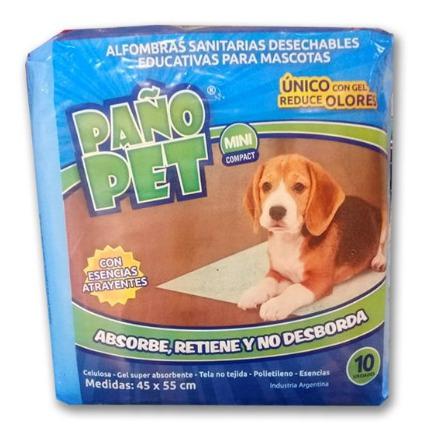 Paño Pet Mini Alfombra Sanitaria Desechable Para Perros X