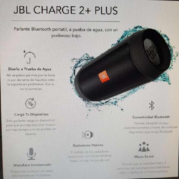Parlante Charge 2 Bluetooth Cargador P
