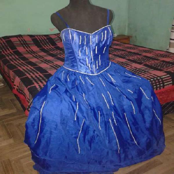 Vestido de 15 azul