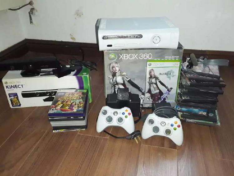 Xbox 360 + Kinect + juegos