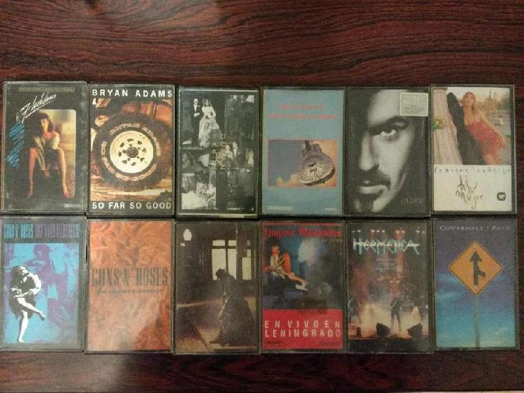 8 Cassettes originales en exc estado, tmb 2 nuevos 65 virgen