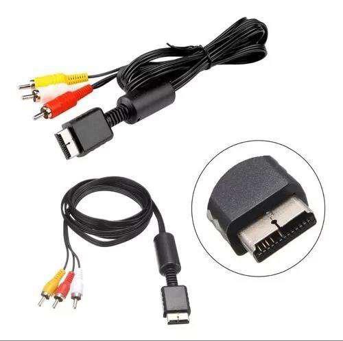 Cable Rca Av Audio Video Para Playstation Ps1 Ps2 Ps3 1,8m$