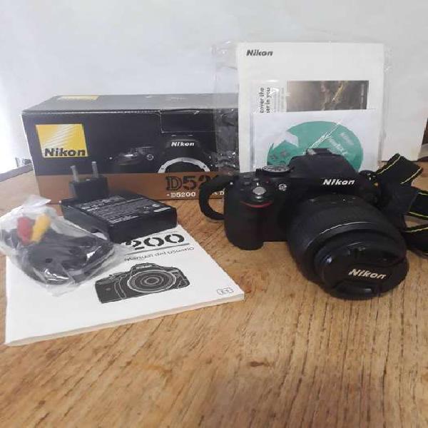 Camara Nikon D5200 + Lente Nikor Af-s 50mm f/1.8
