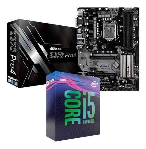 Combo Actualización Intel I5 9600k Asrock Z370 Pro4 Cuotas