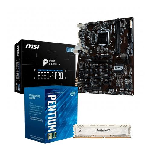 Combo Actualización Intel Pentium G5400 Gold B360 F Pro 8gb