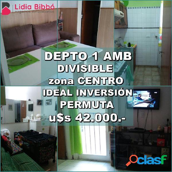 DEPTO 1 AMB zona CENTRO - IDEAL INVERSION