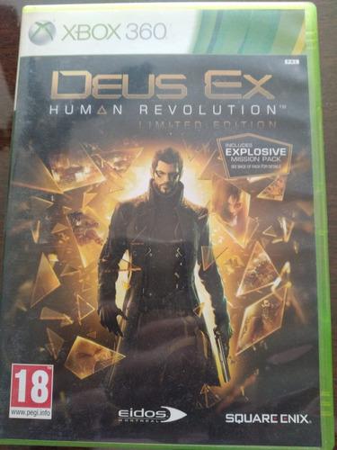 Deus Ex Human Revolution Limited Edition Juego Xbox 360
