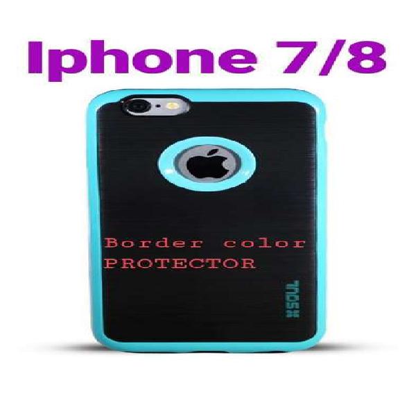 Funda iPhone 7 8 Border Color Protector