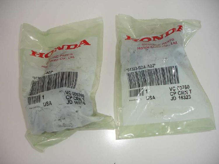 HONDA JUEGO 2 BUJES DE CONTROL INFERIOR PARRILLA DELANTERA