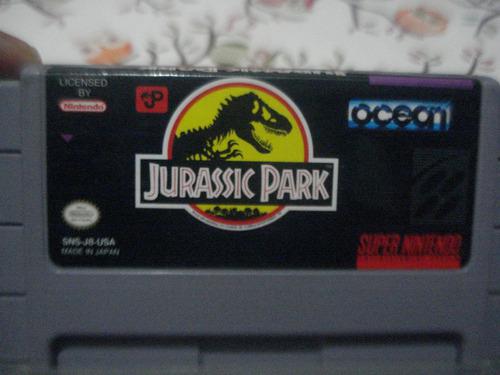 Juego Nintendo Jurassic Park Snes Original No Envio