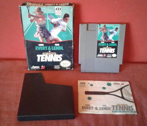 Juego Tennis Chris Evert & Ivan Lendl (nintendo Nes)