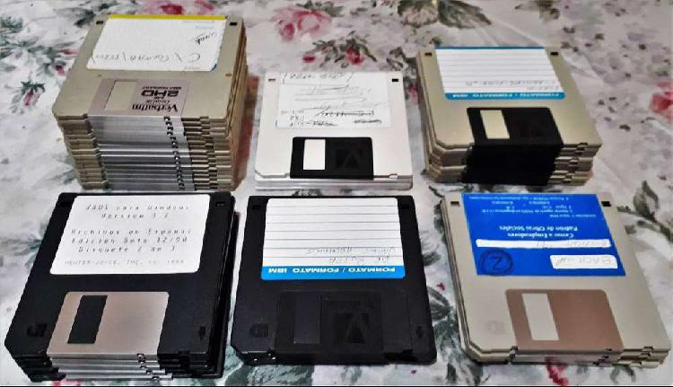 Lote 372 Diskettes 3 1/2 (3.5) Usados Funcionan Ok