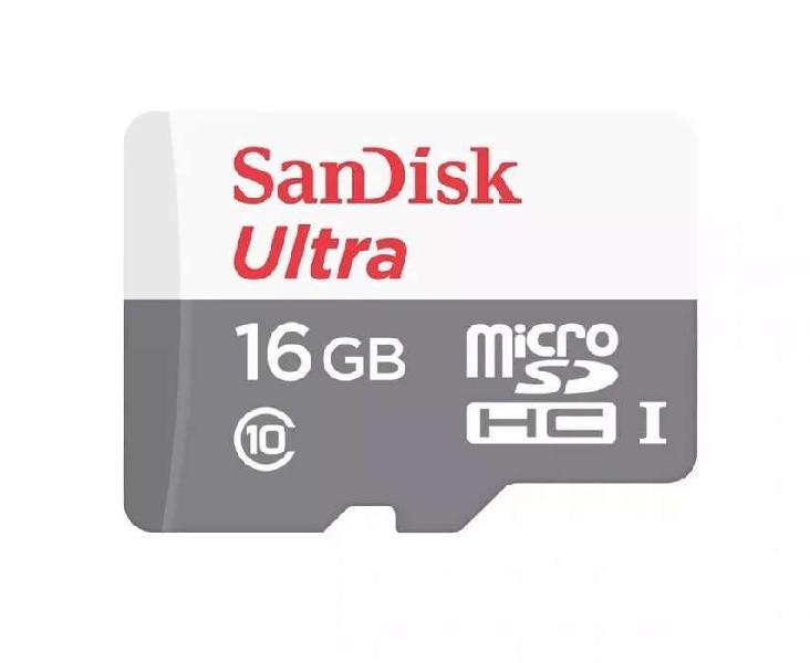 Memorias Micro SD HC Sandisk Ultra 16 Gb Clase 10