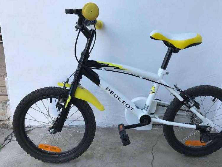 VENDO BICICLETA PEUGEOT IMPECABLE RODADO 16