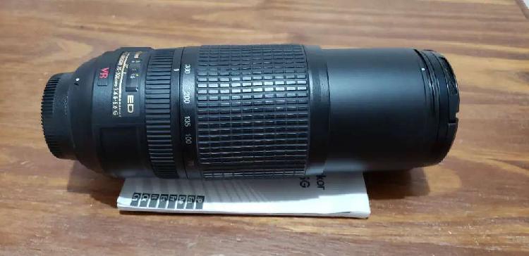 Vendo Lente Zoom Nikkor/Nikon 70 - 300mm AF - S / VR.