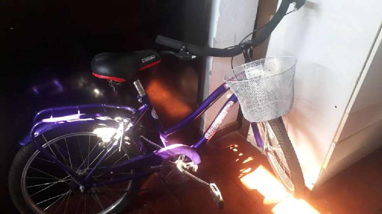 Vendo bici Millenium con canasto R20