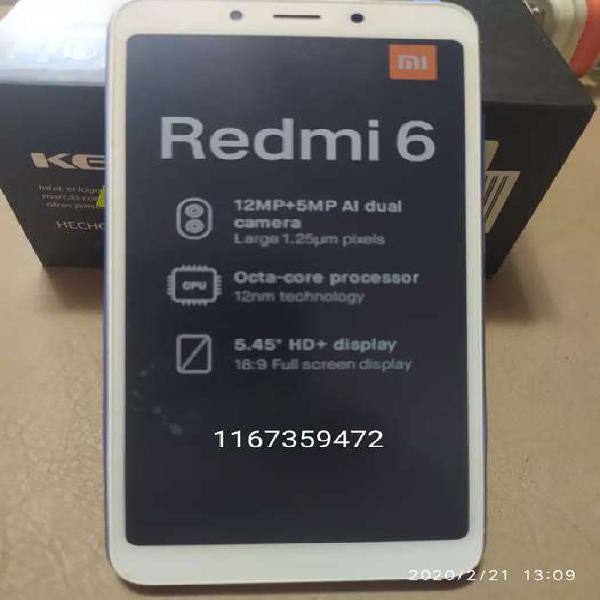 Vendo celular Xiaomi redmi 6