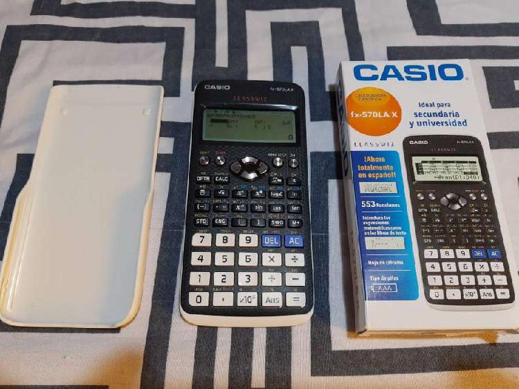 Calculadora Casio fx 570 LAX. Como nueva!