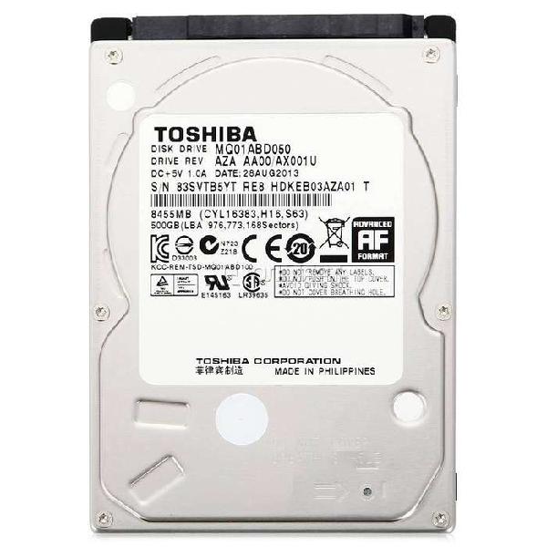 Disco Rigido 500gb Notebook Toshiba Sata 2 5400 Rpm Ps3 Ps4
