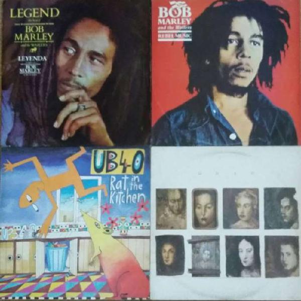 Discos vinilo Bob Marley UB 40 Originales Impecables Lote 4