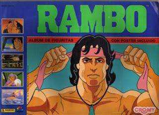 Figuritas Rambo De Cromy Decada 90 canjee