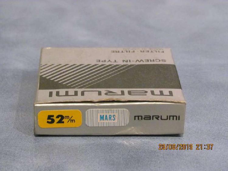 Filtro Marumi Mars 52 mm. Nuevo. Estuche Original.